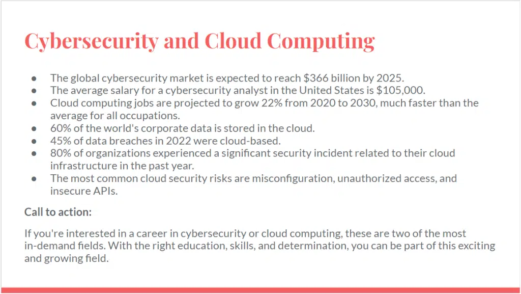 Cybersecurity and Cloud Computing